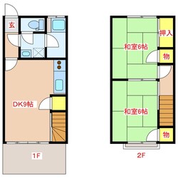 コーポサカエ　Ⅶの物件間取画像